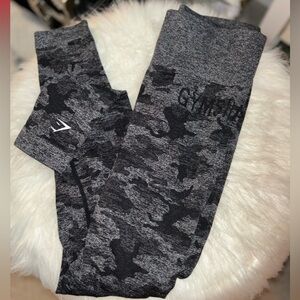 Black Camo Gymshark Leggings